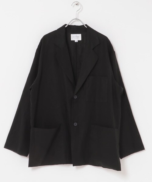URBAN RESEARCH DOORS（アーバンリサーチドアーズ）の「STILL BY HAND　AIRY 2B JACKET（テーラードジャケット・メンズ・BLACK/KHK BEIGE/SLATE GREY・46/48）」の4枚目の写真