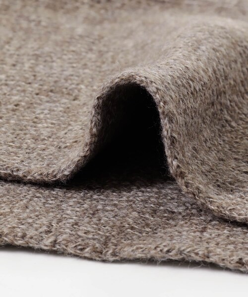 URBAN RESEARCH（アーバンリサーチ）の「YOUNG&OLSEN The DRYGOODS STORE　MIX WOOL TRIANGLE SCARF（バンダナ/スカーフ・メンズ・BLACK/TAUPE MIX/PINK MIX・FREE）」の11枚目の写真