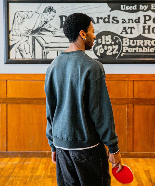 URBAN RESEARCH（アーバンリサーチ）の「LOGIC ONE PIGMENT SWEAT（スウェット・メンズ・BLACK/GREEN/ORANGE・M/L）」の22枚目の写真