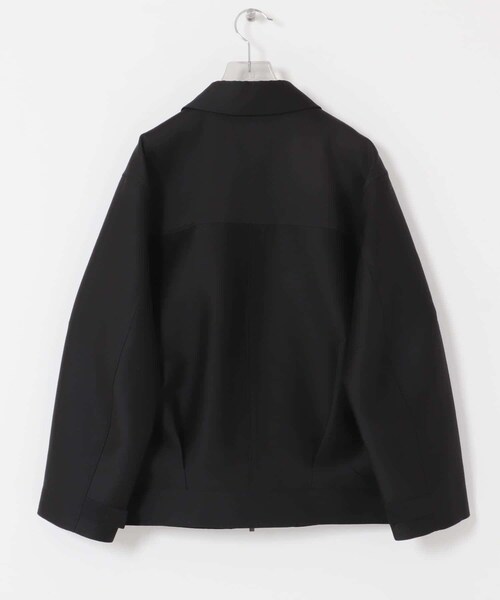 URBAN RESEARCH（アーバンリサーチ）の「new basic　WOOL SILK BOX JACKET（テーラードジャケット・レディース・BLACK・FREE）」の18枚目の写真