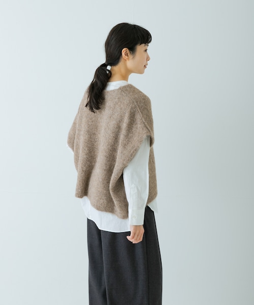 かぐれ（カグレ）の「アルパカワイドニットベスト（ベスト）」 - WEAR