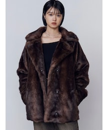 EMODA | ミディフェイクファーコート(その他アウター)