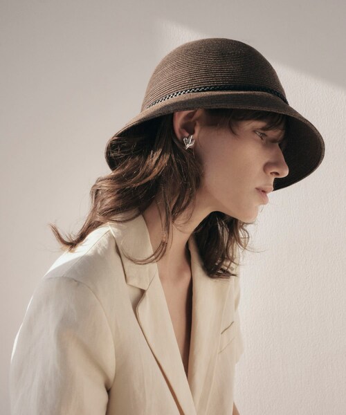URBAN RESEARCH（アーバンリサーチ）の「IRIS47　modern hat（ハット・レディース・BROWN・-）」の2枚目の写真