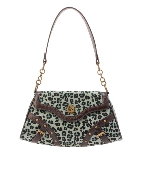 EVRIS（エヴリス）の「スタッズモチーフアニマルハンドBAG（ハンドバッグ・レディース・ブルー/ベージュ/ブラック・F）」の2枚目の写真