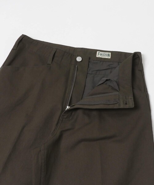 URBAN RESEARCH DOORS（アーバンリサーチドアーズ）の「FORK&SPOON　ワイドシルエットチノパンツ（チノパンツ・メンズ・BLACK/BROWN・4/5）」の8枚目の写真