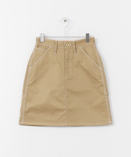 URBAN RESEARCH DOORS（アーバンリサーチドアーズ）の「UNIVERSAL OVERALL×DOORS　別注SHORT PAINTER SKIRT∴（スカート・レディース・BEIGE/GRAY・M/L）」の2枚目の写真