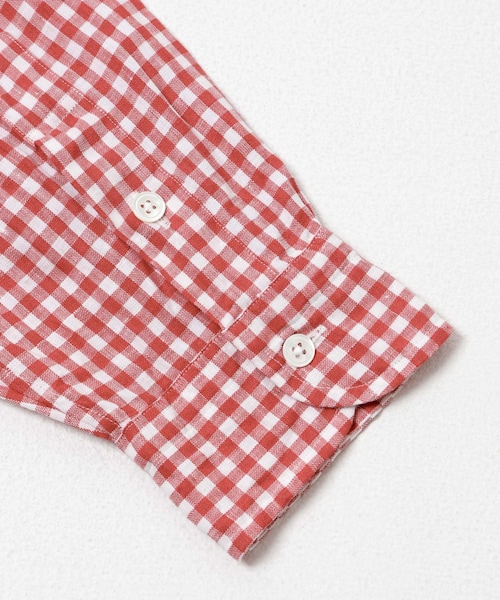 URBAN RESEARCH（アーバンリサーチ）の「PORTER CLASSIC　ROLL UP LINEN GINGHAM SHIRTS（シャツ/ブラウス・メンズ・BLACK/F.BLUE/RED・L/XL/XXL）」の22枚目の写真
