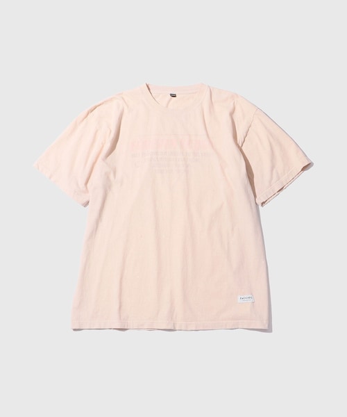 ADAM ET ROPE'(アダムエロペ)の「【FACCIES/ファッチーズ】AGING FADE TEE(SOFT)(Tシャツ/カットソー・メンズ・キナリ/ブラック・1/2)」の1枚目の写真