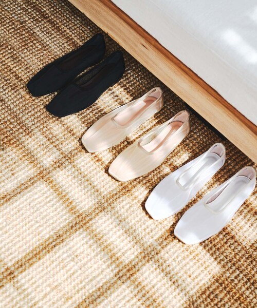 RODE SKO（ロデスコ）の「『MADE IN JAPAN』シアーフラットシューズ（バレエシューズ・レディース・BLACK/BEIGE/WHITE・36/37/38）」の20枚目の写真