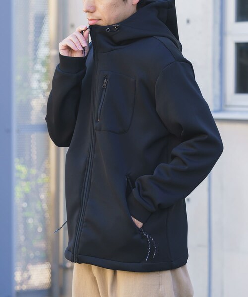 ITEMS URBANRESEARCH（アイテムズ アーバンリサーチ）の「調温機能ストレッチダンボールパーカー(楽着シリーズ)（パーカー・メンズ・BLK/GRY/NVY・M/L）」の13枚目の写真
