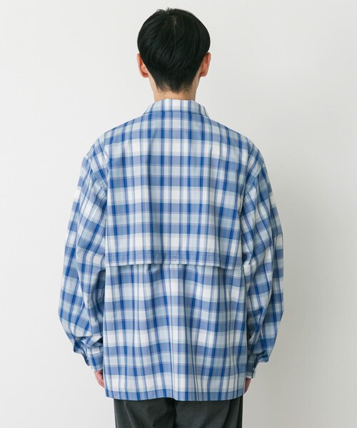 URBAN RESEARCH DOORS(アーバンリサーチドアーズ)の「Snow Peak Apparel FADE CHECK BREEZY SHIRTS(シャツ/ブラウス・メンズ・RED/LIGHT BLUE/GREIGE・M/L/XL)」の15枚目の写真