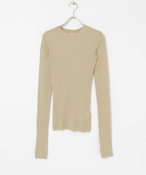 URBAN RESEARCH(アーバンリサーチ)の「NINETY PERCENT ANIS RIB TOP(Tシャツ/カットソー・レディース・LAVENDULA/CHALKWHITE/TAUPE/BLACK・S)」の15枚目の写真