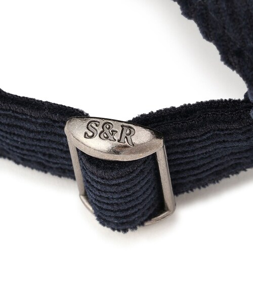 ADAM ET ROPE'（アダムエロペ）の「【J'aDoRe限定】【Sporty&Rich(スポーティー アンド リッチ)】Soho Corduroy Hat（キャップ・レディース・ネイビー/ワイン・F）」の8枚目の写真