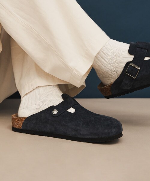 URBAN RESEARCH DOORS（アーバンリサーチドアーズ）の「『35サイズ/WEB限定』BIRKENSTOCK　Exclusive Boston(Narrow)（サンダル・レディース・New Navy・35/36/37/38）」の4枚目の写真