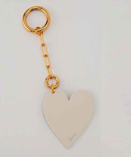ROPE'(ロペ)の「【WEB限定】【E'POR】ALPHABET/HEART CUSTOM CHARM(その他小物・レディース・ブラック/グレー/オフホワイト/ライトグリーン/ブルー/サックス/パープル/オレンジ/オレンジ系/クリーム・F)」の2枚目の写真