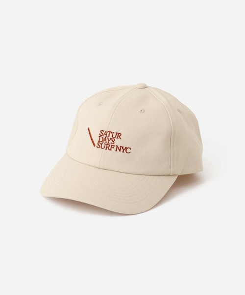 Saturdays NYC（サタデーズ ニューヨークシティ ）の「Slash Surf Cap（キャップ・レディース・ブラック/キナリ/ダークブラウン・F）」の2枚目の写真