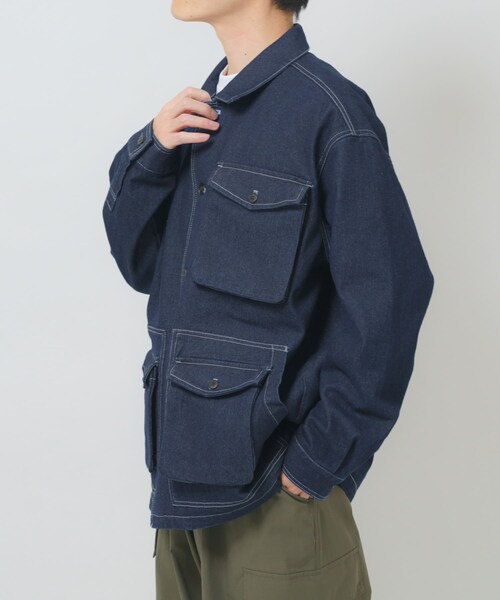 ITEMS URBANRESEARCH（アイテムズ アーバンリサーチ）の「デニム カバーオール（カバーオール・メンズ・BLK/NVY/BLU・M/L）」の15枚目の写真
