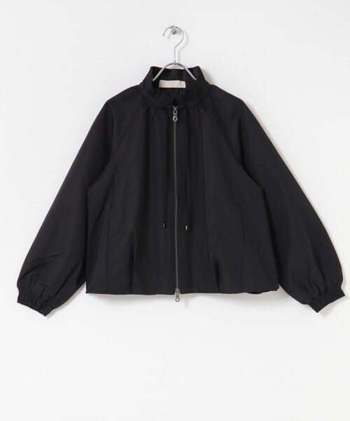 URBAN RESEARCH ROSSO（アーバンリサーチロッソ）の「MARILYN MOON　pleats twill blouson（ブルゾン・レディース・BLACK/BEIGE・Free）」の8枚目の写真