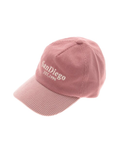 Ungrid（アングリッド）の「バイカラーコーデュロイキャップ（キャップ・レディース・アイボリー/ピンク/ネイビー・F）」の11枚目の写真