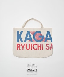 ADAM ET ROPE' | 【KAGAMI+ Ryuichi Sakamoto × 10Culture / ADAM ET ROPE'】KAGAMI+ TOTE BAG(トートバッグ)