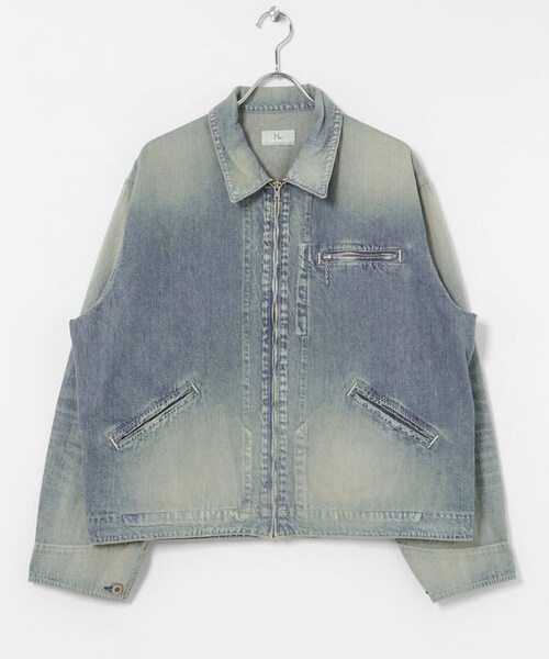 URBAN RESEARCH（アーバンリサーチ）の「HERILL　Nepdenim jacket（デニムジャケット・メンズ・White/VT Worn・2/3）」の7枚目の写真