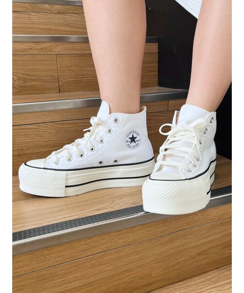 GYDA（ジェイダ）の「【WEB限定】ALLSTAR LIFTED HI（スニーカー・レディース・ブラック/オフホワイト・22/23/24）」の18枚目の写真