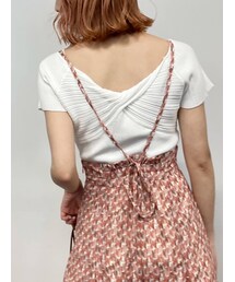 MERCURYDUO | 3WAYツイストオフショルリブニット(ニット/セーター)