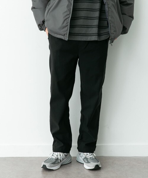 URBAN RESEARCH Sonny Label（アーバンリサーチサニーレーベル）の「裏起毛スリムイージーテーパードパンツ（その他パンツ・メンズ・ブラック/チャコール・S/M/L）」の5枚目の写真