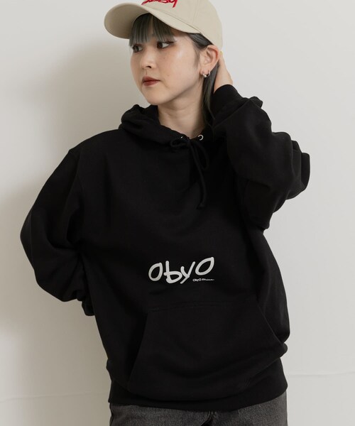 THE GOODLAND MARKET（ザグッドランドマーケット）の「77circa　cats eye print hoody（パーカー・レディース・white1/black1・L/XL）」の20枚目の写真