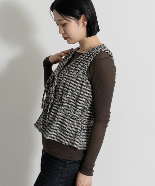 THE GOODLAND MARKET（ザグッドランドマーケット）の「PALIT　Julia tank top Black（その他トップス・レディース・BLACK・Free）」の5枚目の写真