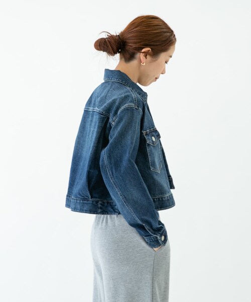 URBAN RESEARCH Sonny Label（アーバンリサーチサニーレーベル）の「Healthy DENIM　Dates（デニムジャケット・レディース・Mid Used・1）」の6枚目の写真