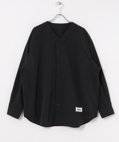URBAN RESEARCH（アーバンリサーチ）の「dDdDdDd　NYLON BASEBALL LONG-SLEEVE SHIRTS（シャツ/ブラウス・メンズ・CHARCOAL/WHITE/BLACK/NAVY・S/M/L/XL/XXL）」の14枚目の写真
