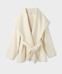 ROPE' | 【一部店舗限定】【REALM（レルム）】SHAWL COLLAR HALF COAT｜ショートコート　26AW(ステンカラーコート)