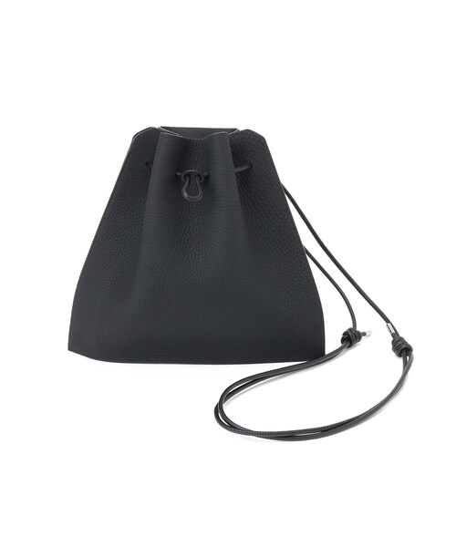 ADAM ET ROPE'（アダムエロペ）の「【ITTI/イッチ】HERRIE KINCHAKU SHOULDER -MM / DIPLO SKY（ハンドバッグ・メンズ・ブラック・F）」の2枚目の写真