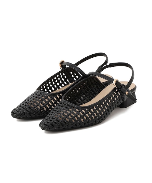 ROPE' PICNIC(ロペピクニック)の「メッシュミュールパンプス(パンプス・レディース・ブラック/ブラウン・L/M/S)」の1枚目の写真
