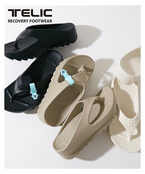 nissen（ニッセン）の「TELIC（テリック）W-FLIP SHARK（サンダル・メンズ・黒/アイボリー/コルクブラウン・S=23.0~23.5cm/M=24.0~24.5cm/ML=25.5~26.0cm）」の2枚目の写真