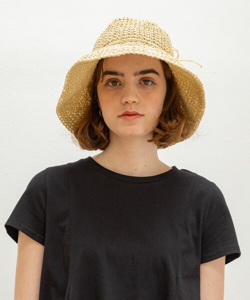 URBAN RESEARCH Sonny Label（アーバンリサーチサニーレーベル）の「折り畳みペーパーハット（ハット・レディース・キャメル/ベージュ・one）」の4枚目の写真