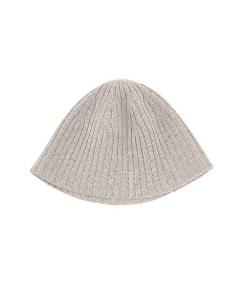 Ungrid（アングリッド）の「ニットバケットハット（ハット・レディース・ライトグレー/ブラック・F）」の2枚目の写真