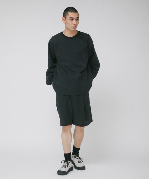 EKAL(エカル)の「『吸水速乾/通気性/軽量』DOT AIR LONG-SLEEVE PULLOVER(Tシャツ/カットソー・メンズ・ネイビー/ブラック・M/L)」の7枚目の写真