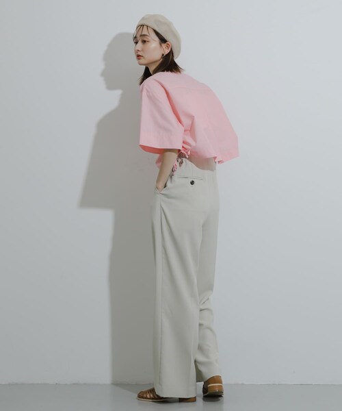 SENSE OF PLACE by URBAN RESEARCH（センスオブプレイスバイアーバンリサーチ）の「サーモベレー（ハンチング/ベレー帽・レディース・IVORY/BLACK・one）」の11枚目の写真