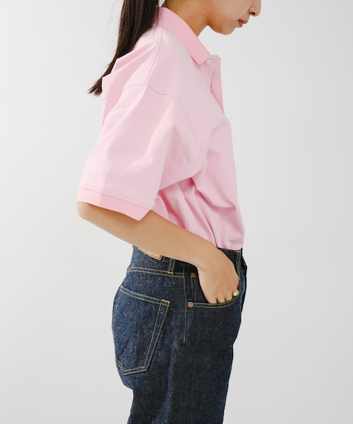 URBAN RESEARCH（アーバンリサーチ）の「DAIWA PIER39　Ws TECH POLO SHIRTS SHORT-SLEEVE（ポロシャツ・レディース・LT.PINK/BLACK/YELLOW/WHITE/WH×NY BD・FREE）」の14枚目の写真