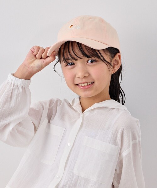 ROPE' PICNIC(ロペピクニック)の「【KIDS】【THE NORTH FACE/ザ・ノース・フェイス】K SMALL LOGO CAP(キャップ・キッズ・ベージュ/ライトグリーン/ピンク・F)」の6枚目の写真