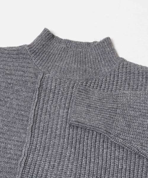 URBAN RESEARCH Sonny Label（アーバンリサーチサニーレーベル）の「畦切替えニットプルオーバー（ニット/セーター・レディース・ライトベージュ/チャコール/ブルー/ピンク・Free）」の14枚目の写真