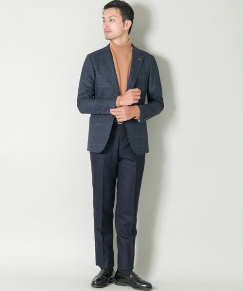 URBAN RESEARCH（アーバンリサーチ）の「URBAN RESEARCH Tailor　サキソニーウールパンツ∴（スラックス・メンズ・NAVY/GRAY・42/44/46/48/50）」の7枚目の写真