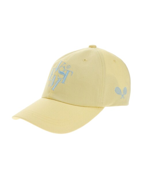 EMODA（エモダ）の「【WONDERVISITOR×EMODA】ロゴキャップ（キャップ・レディース・イエロー/ブルー/アイボリー/ホワイト・F）」の2枚目の写真