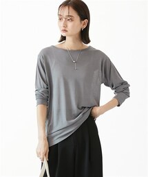 nissen | スラブシアートップス(Tシャツ/カットソー)