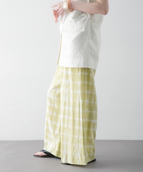URBAN RESEARCH（アーバンリサーチ）の「『一部別注カラー』LUSANA　CICI PANTS（その他パンツ・レディース・DAUN/P TIE DYE/別注H NAVY・S/M）」の16枚目の写真