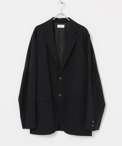 URBAN RESEARCH(アーバンリサーチ)の「ATON HIGH TWIST WOOL JACKET(テーラードジャケット・メンズ・BLACK/NAVY・4/6)」の1枚目の写真