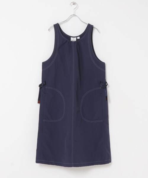 URBAN RESEARCH DOORS（アーバンリサーチドアーズ）の「Gramicci　NYLON DRESS（ワンピース・レディース・CHOCOLATE/NAVY/MILK TEA・M）」の3枚目の写真