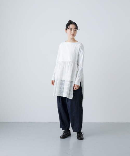 かぐれ(カグレ)の「Khadi&co. ECLIPSE(チュニック・レディース・WH・M)」の5枚目の写真
